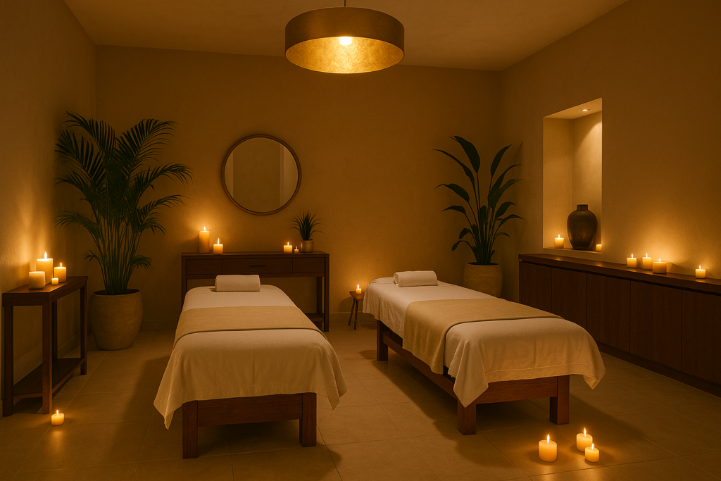 Pure bliss spa room image